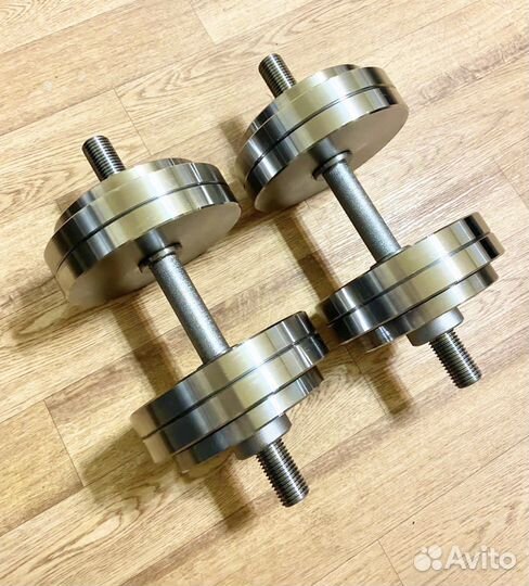 Гантели от 13 до 73кг стальные новые