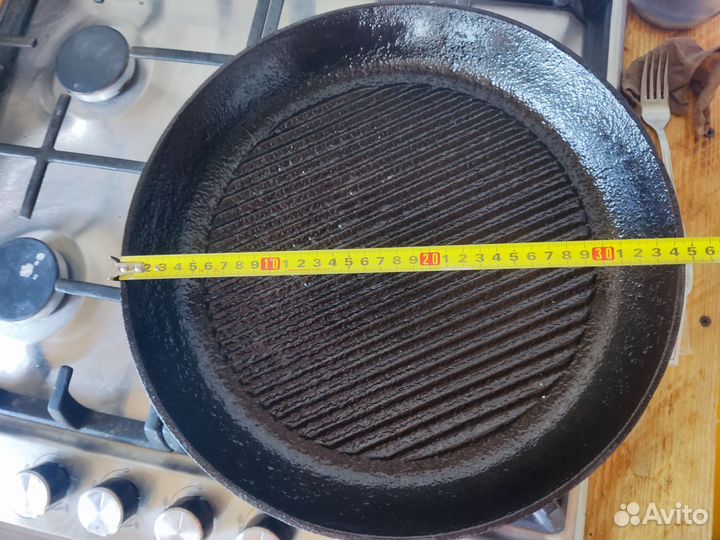 Сковорода гриль с прессом Касли