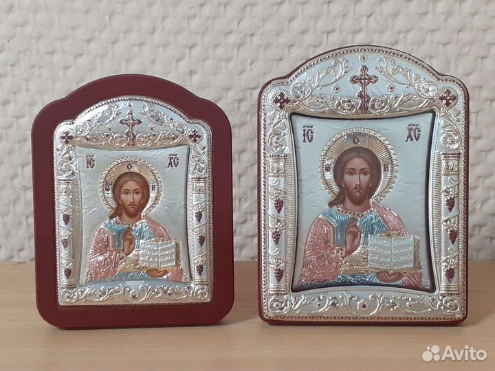 Икона греческая (серебрение, золочение)