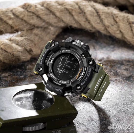 Часы тактические водонепроницаемые Smael