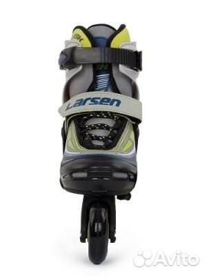 Ролики раздвижные Larsen Flash Green