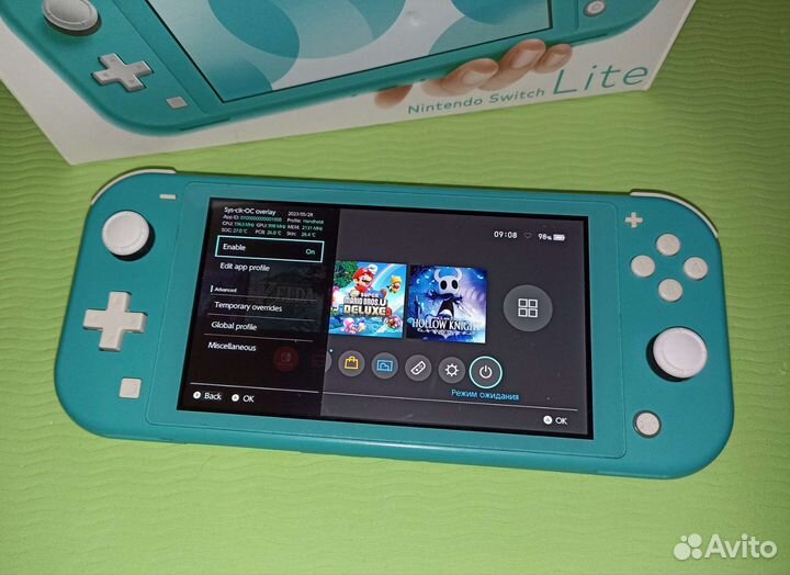 Nintendo switch lite прошит 160 GB