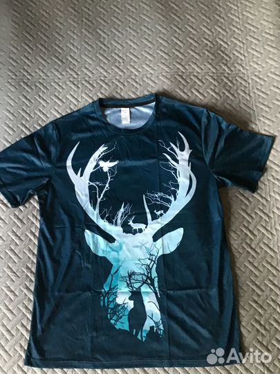 Новая футболка для охоты Deer Head Финляндия S,M,L
