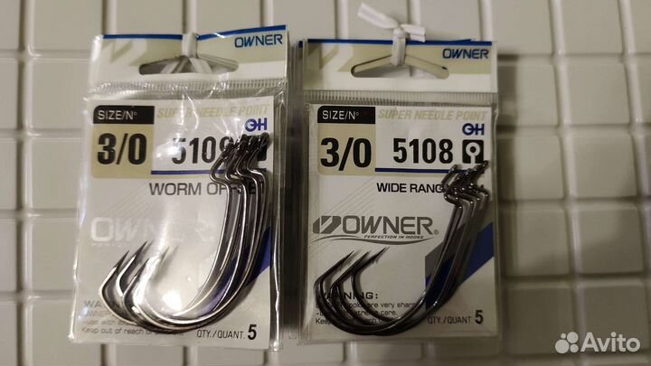 Крючки офсетные owner овнер