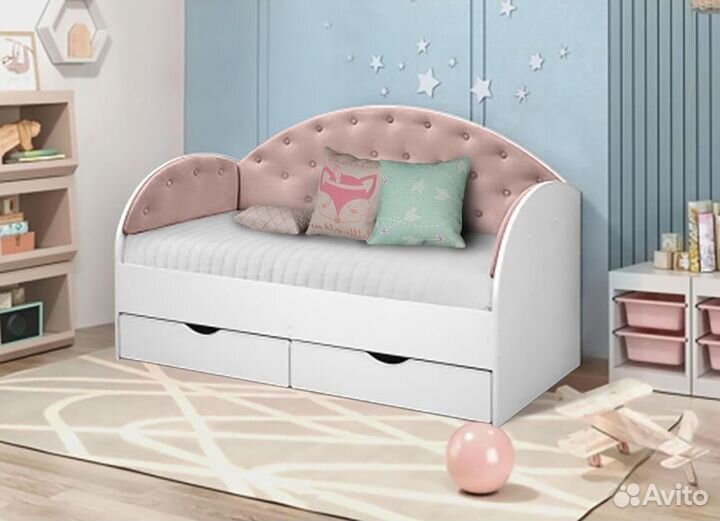 Кроватка детская велюр основание ламели