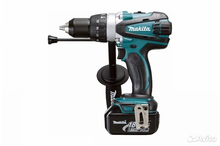 Аккумуляторная дрель-шуруповерт Makita DHP458RFE