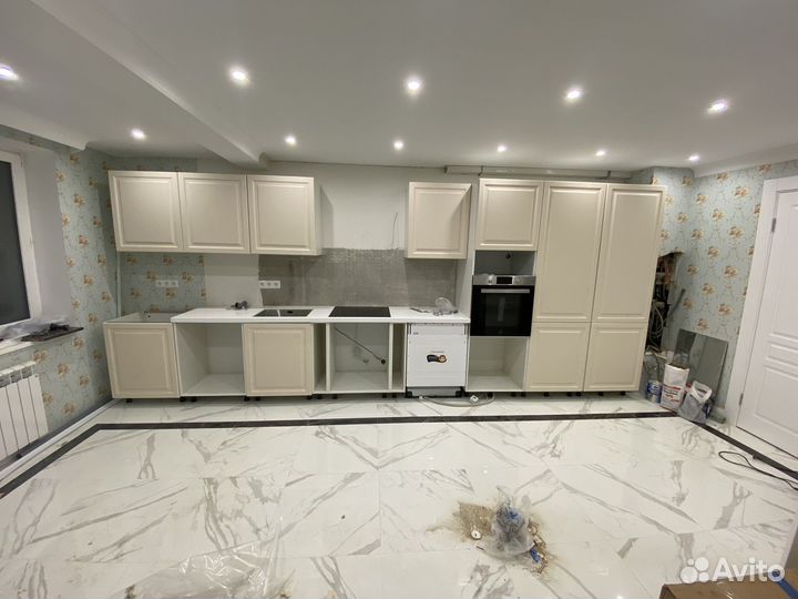 Сборка кухни, мебели. Установка бытовой техники