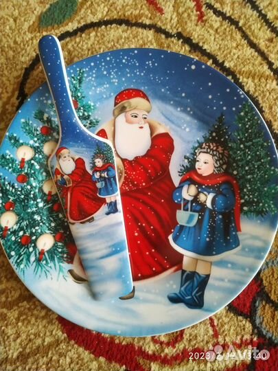 Блюдо для торта с лопаткой