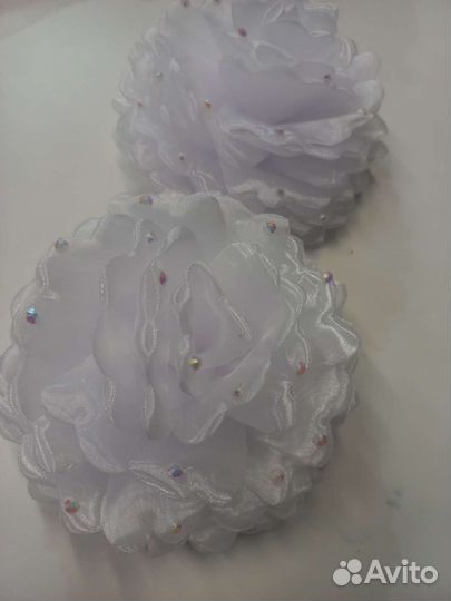 Банты белые на 1е сентября, на праздник, новые