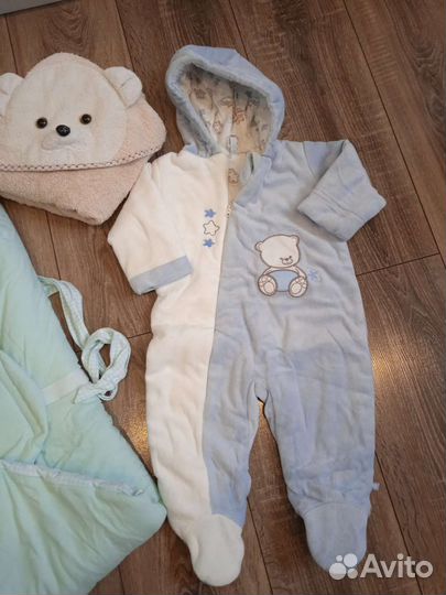 Конверт-одеяло, комбинезон утепленый
