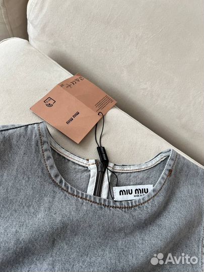 Платье джинсовое Miu Miu