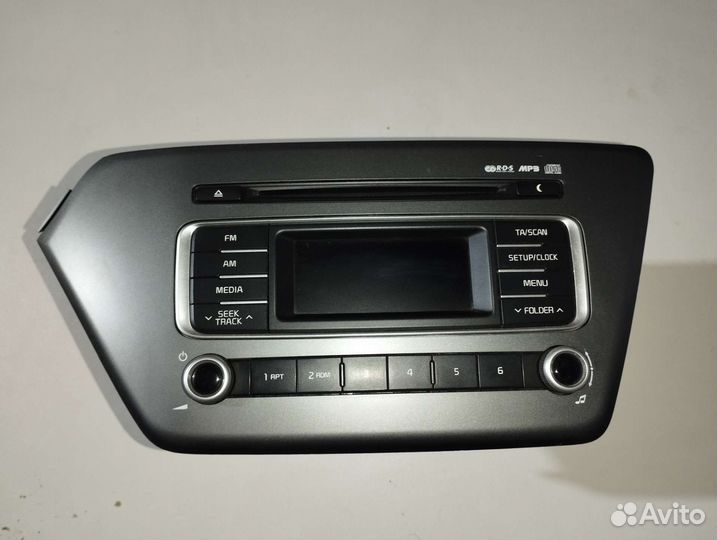 Штатная магнитола на kia rio 3 Киа Рио 3
