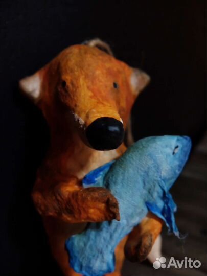 Ватные ёлочные игрушки