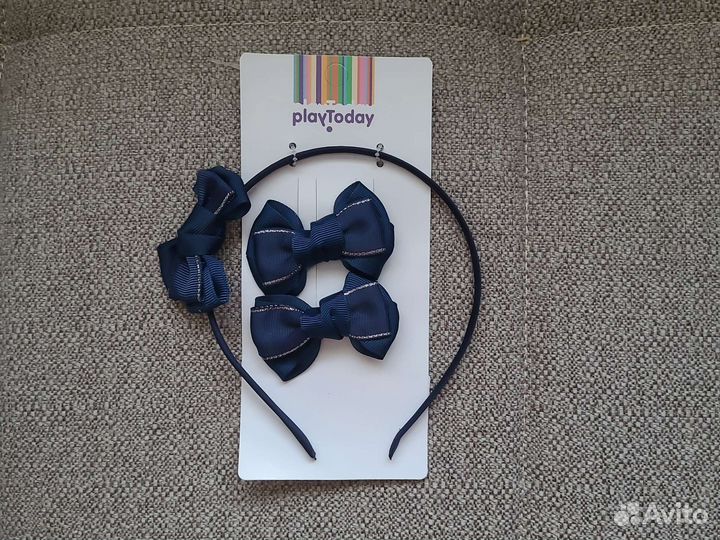 Резинки для волос, ободок и заколки для школы