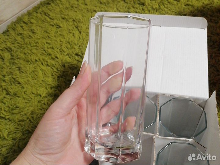 Набор стаканов новые 6 шт