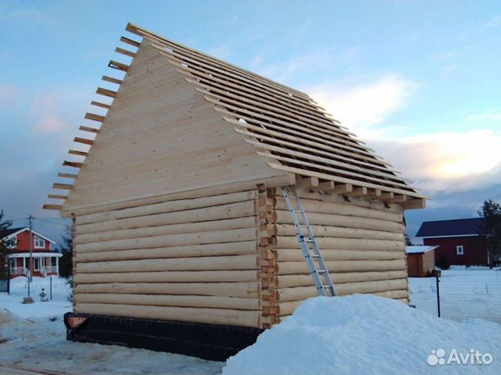 Сруб под крышу