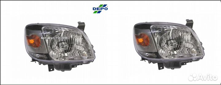Фара правая +/ под Mazda BT50