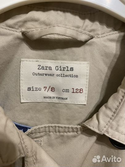 Тренч Zara для девочки