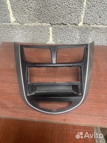 Рамка магнитолы hyundai solaris