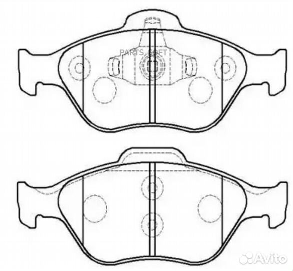 HSB HP5146 Колодки тормозные дисковые