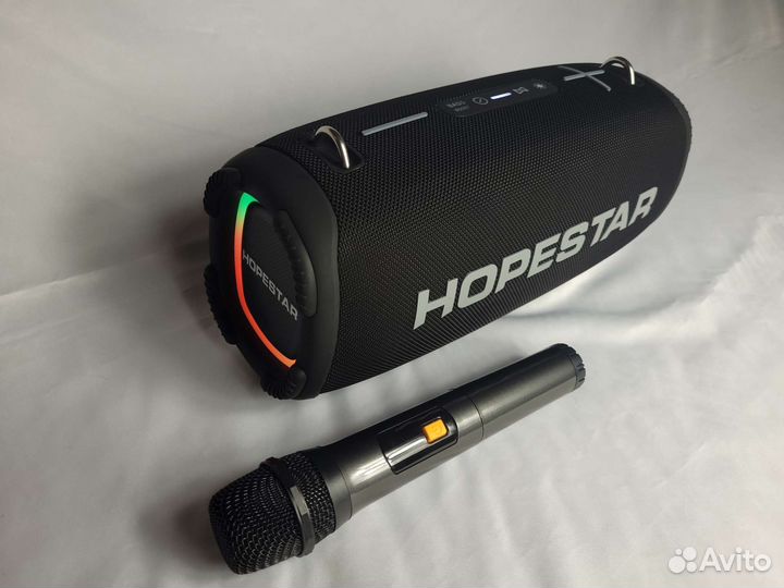 Портативная колонка с 3D-эффектом 80w и басом