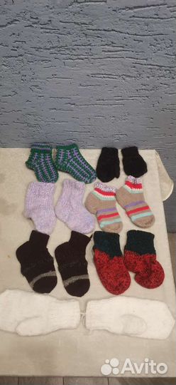 Носки, варежки детские
