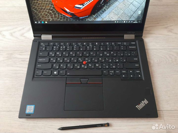 ThinkPad X380 yoga i5-8350 сенсор стилус акб100