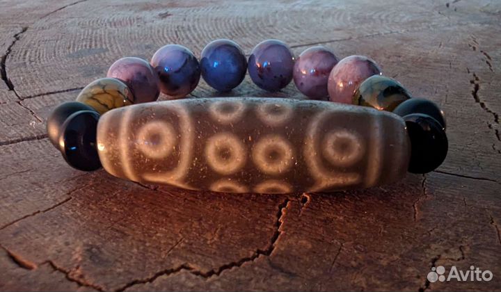 Бусина Дзи старая 18 Глаз