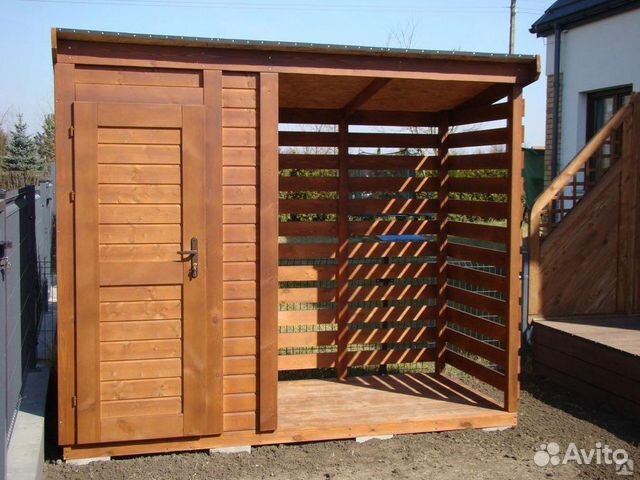 Хозблоки с дровником