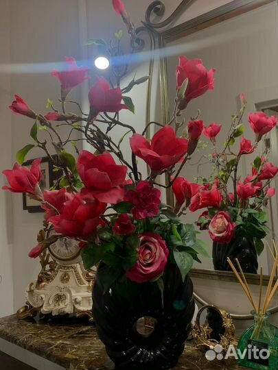 Искусственные цветы букеты для декора