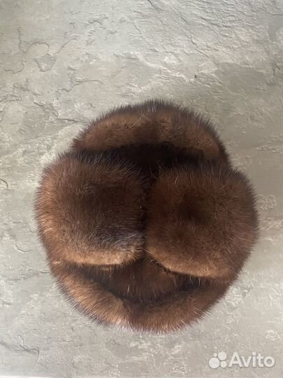Норковая шапка мужская