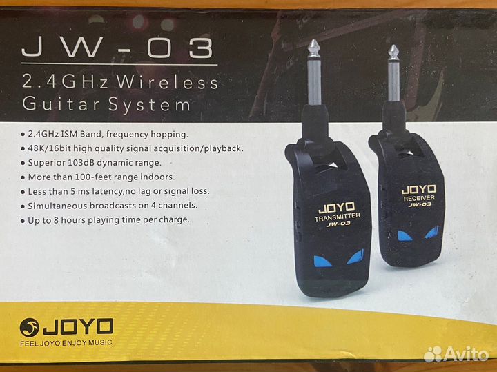 Беспроводной гитарный передатчик JW-03 Joyo новый