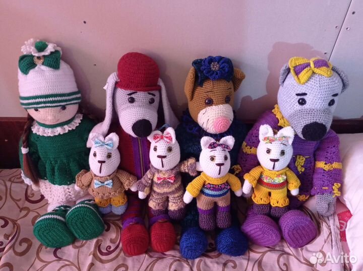 Вязанные игрушки ручной работы