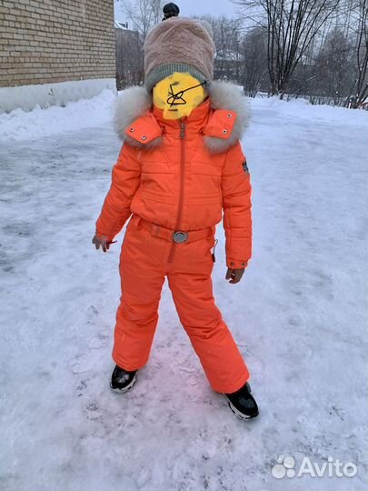 Детский зимний комбинезон на девочку