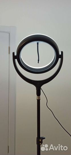 Лампа кольцевая 26 см поворотная + доставка