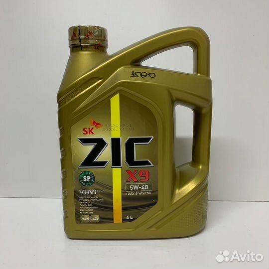 Масло моторное Zic x9 5w40 h&k
