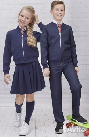 Школьный пиджак бомбер sky lake 140р