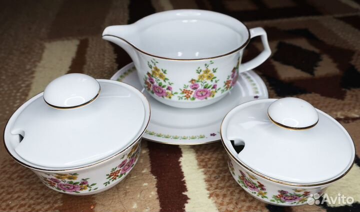 Чайно-столов сервиз Henneberg Германия на 6 персон