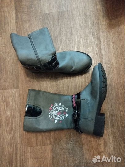 Демисезонные сапоги на девочку 36р