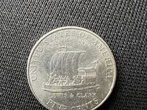 Монета США 5 центов 2004 года