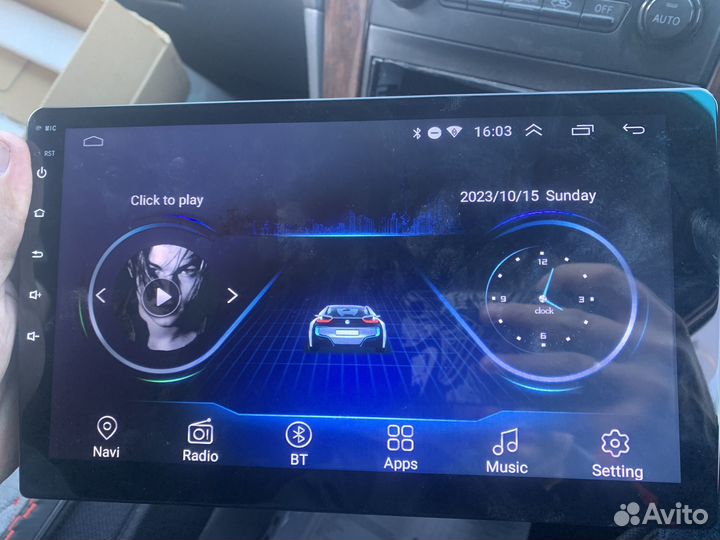 Магнитола 10 дюймов Андроид 9
