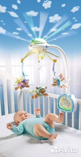 Мобиль Fisher-Price Мечты о бабочках 3в1