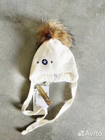 Шапки для девочки 0-12 мес