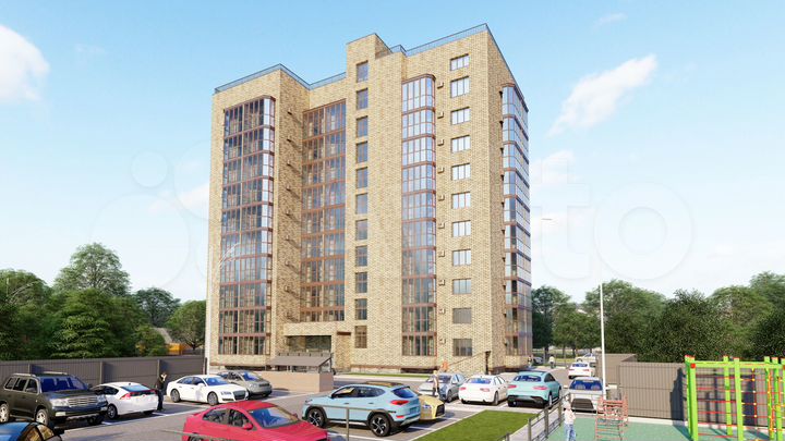 2-к. квартира, 56,6 м², 8/10 эт.