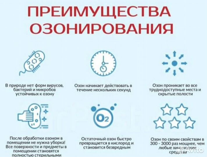 Обработка озоном