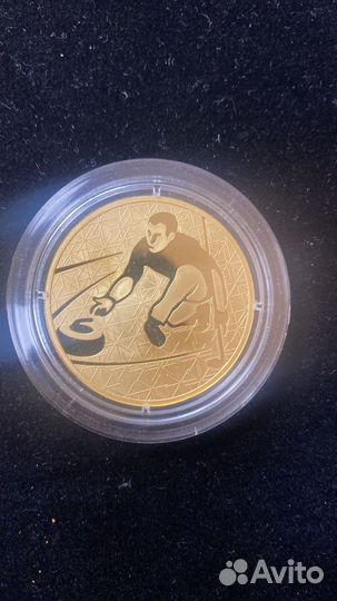 Монета золото 31.10 гр 999 пробы