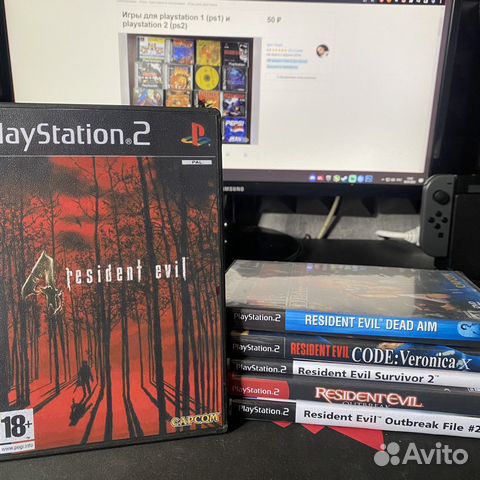 Набор игр для playstation 2 (ps2) resident evil