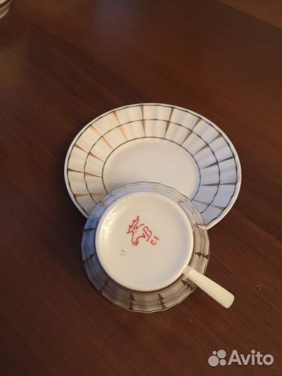 Винтажный чайный сервиз Вербилки