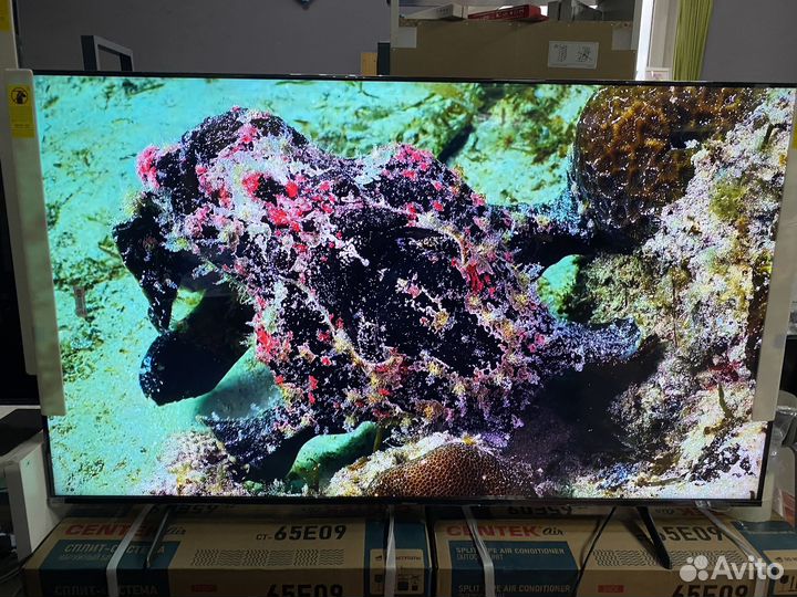 Сверх телевизор 165 см экран 144 Гц звук с сабвуфе