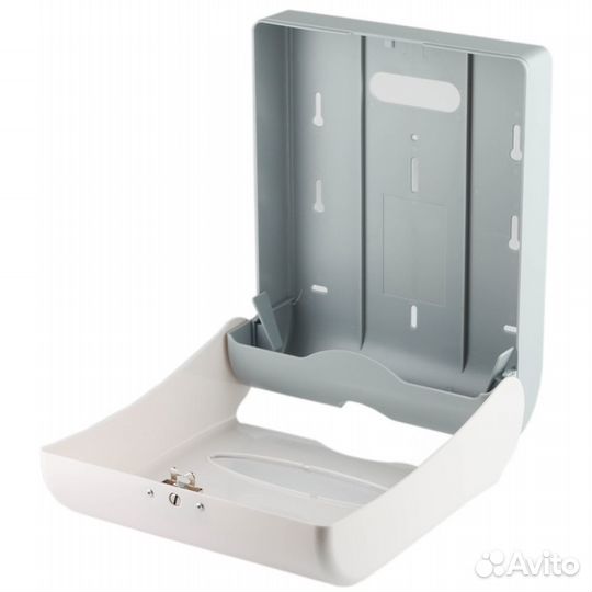 Диспенсер для бумажных полотенец в листах белый